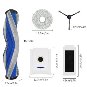 Bộ phụ kiện thay thế cho robot hút bụi Ecovacs Deebot T30 Omni/ T30 Pro Omni/ T30 Mix/